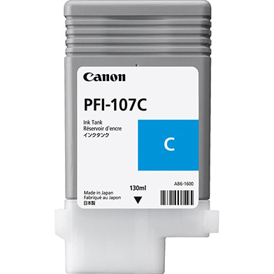 Canon 6706B001AA PFI-107C Cyan Ink Cartridge (130ml)