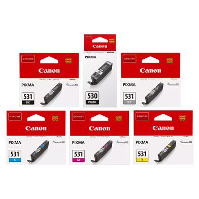 Canon PGI-530/CLI-531 6 Colour Ink Cartridge Value Pack