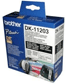 Brother DK-11203 17mm x 87mm Label Roll (BLACK ON WHITE)