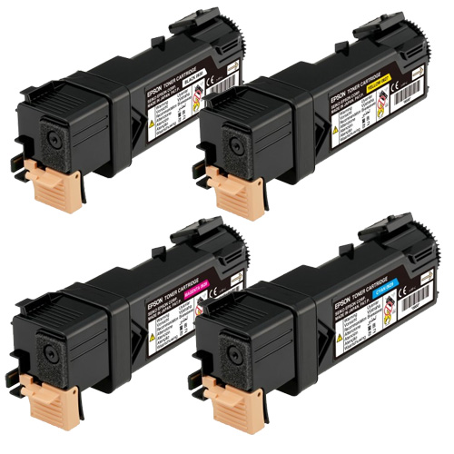 Epson S0506 Toner Value Pack CMY (2,500 Pages) + Black (3,000 Pages)