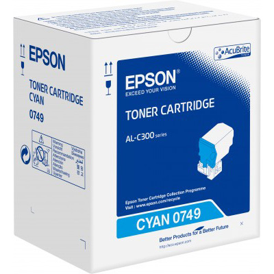 Epson C13S050749 Cyan Toner Cartridge (8,800 Pages)