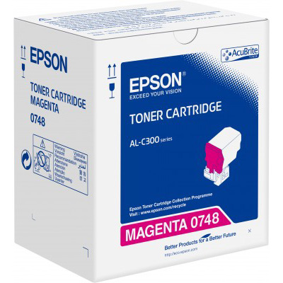 Epson C13S050748 Magenta Toner Cartridge (8,800 Pages)