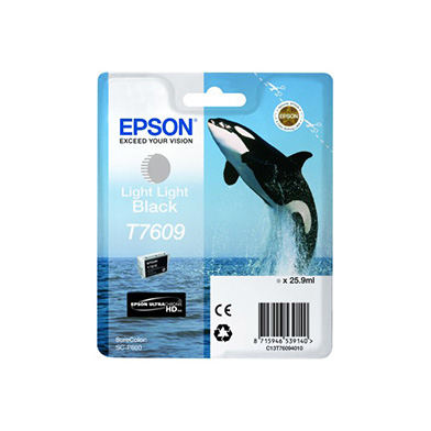 Epson C13T76094010 T7609 Light Light Black Ink Cartridge (25.9ml)