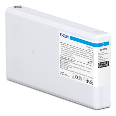 Epson C13T55W200 T55W2 Cyan Ink Cartridge (200ml)