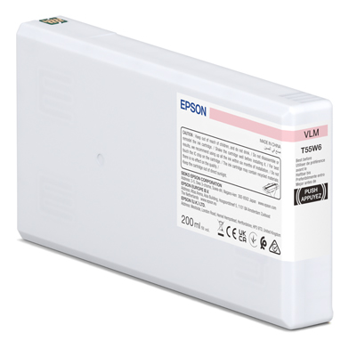 Epson C13T55W600 T55W6 Vivid Light Magenta Ink Cartridge (200ml)