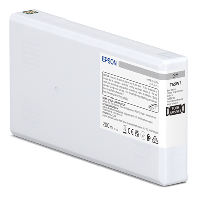 Epson C13T55W700 T55W7 Grey Ink Cartridge (200ml)