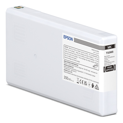 Epson C13T55W800 T55W8 Matte Black Ink Cartridge (200ml)