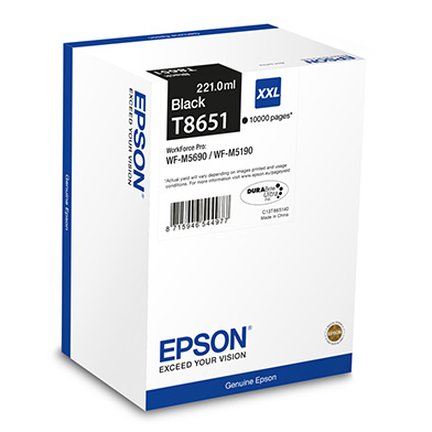 Epson C13T865140 Black Ink Cartridge (10,000 Pages)