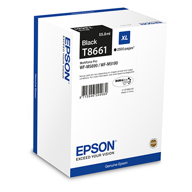Epson C13T866140 Black Ink Cartridge (2,500 Pages)