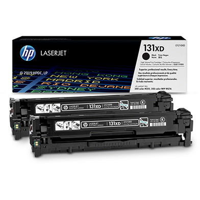 HP CF210XD 131X Black Toner Dual Pack (2 x 2,400 Pages)