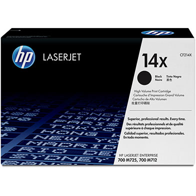 HP CF214X 14X High Capacity Black Toner Cartridge (17,500 Pages)