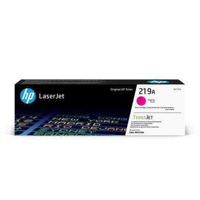 HP W2193A 219A Magenta Toner Cartridge (1,200 Pages)