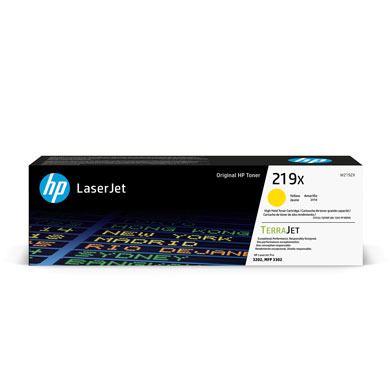HP W2192X 219X High Capacity Yellow Toner Cartridge (2,500 Pages)