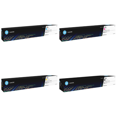 HP 225A Toner Cartridge Value Pack CMY (40,000 Pages) K (45,000 Pages)