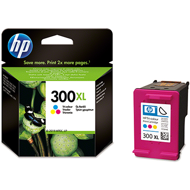 HP CC644EE No.300XL Tri-colour Ink Cartridge (440 pages)