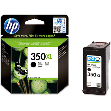 HP CB336EE No.350XL Black Ink Cartridge (1,000 Pages)