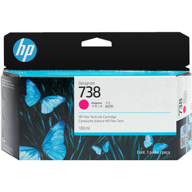 HP 498N6A 738 Magenta Ink Cartridge (130ml)