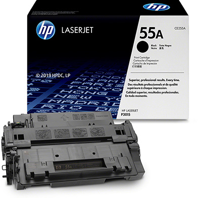 HP CE255A 55A Black Print Cartridge (6,000 Pages)