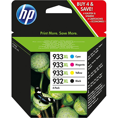 HP C2P42AE 932XL + 933XL Ink Multipack K (1K Pages) CMY (825 Pages)