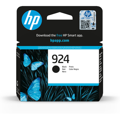 HP 4K0U6NE 924 Black Ink Cartridge (500 Pages)