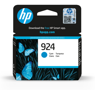HP 4K0U3NE 924 Cyan Ink Cartridge (400 Pages)