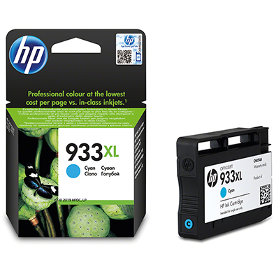HP CN054AE No.933XL Cyan Ink Cartridge (825 Pages)