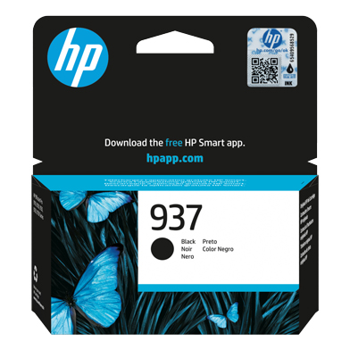 HP 4S6W5NE 937 Black Ink Cartridge (1,450 Pages)