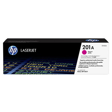 HP CF403A 201A Magenta Toner Cartridge (1,400 Pages)