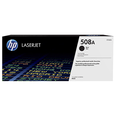 HP CF360A 508A Black Toner Cartridge (6,000 Pages)