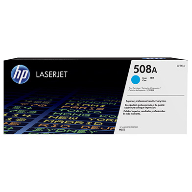 HP CF361A 508A Cyan Toner Cartridge (5,000 Pages)