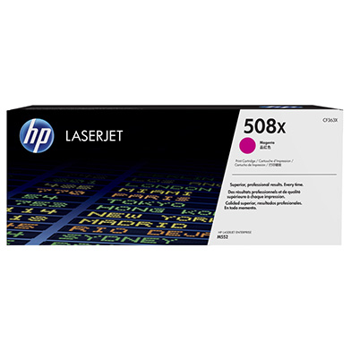 HP CF363X 508X High Capacity Magenta Toner Cartridge (9,500 Pages)