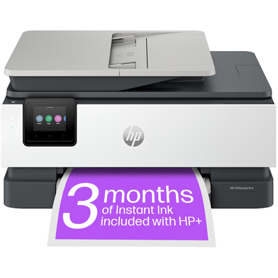 HP OfficeJet Pro 8125e​ + Black Ink Cartridge (500 Pages)