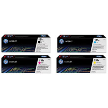 HP 131X/131A Toner Value Kit (2.4k K + 1.8k CMY)