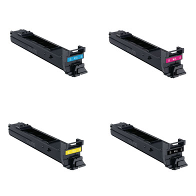 Konica Minolta  Toner Cartridge Value Pack CMYK (8,000 Pages)