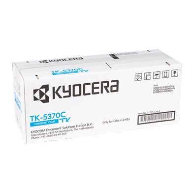 Kyocera 1T02YJCNL0 TK-5370C Cyan Toner Cartridge (5,000 Pages)