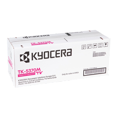 Kyocera 1T02YJBNL0 TK-5370M Magenta Toner Cartridge (5,000 Pages)