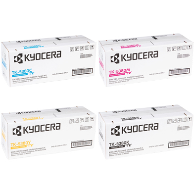 Kyocera  TK-5380 Toner Value Pack CMY (10,000 Pages) K (13,000 Pages)