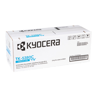 Kyocera 1T02Z0CNL0 TK-5380C Cyan Toner Cartridge (10,000 Pages)