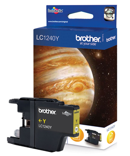 Brother LC1240Y Yellow Ink Cartridge (600 Pages)