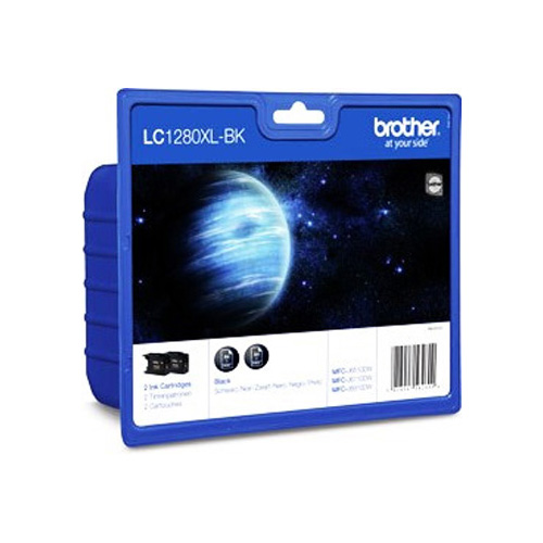 Brother LC1280XLBK High Capacity Black Ink Cartridge (2,400 pages)