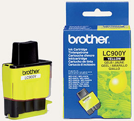 Brother LC900Y Yellow Ink Cartridge (500 Pages)