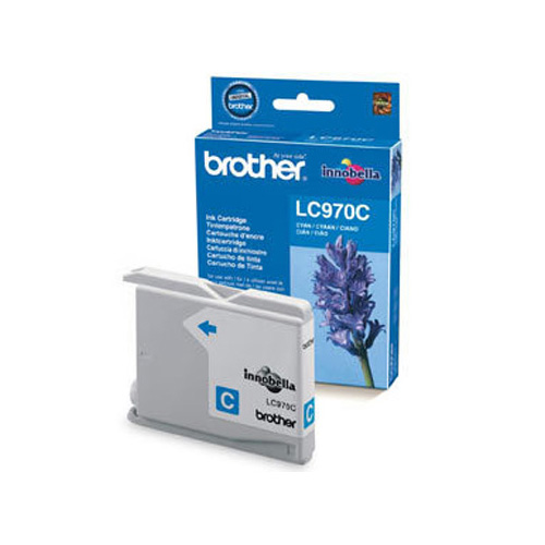 Brother LC970C Cyan Ink Cartridge (300 Pages)