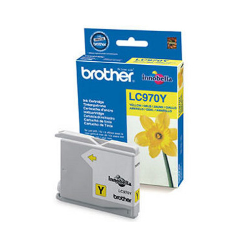 Brother LC970Y Yellow Ink Cartridge (300 Pages)