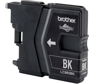 Brother LC985BK Black Ink Cartridge (300 Pages)