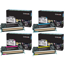 Lexmark Toner Value Pack 12k Black, 10k CMY