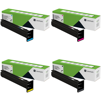 Lexmark Return Programme Toner Cartridge Value Pack CMY (12K Pages) K (15K Pages)