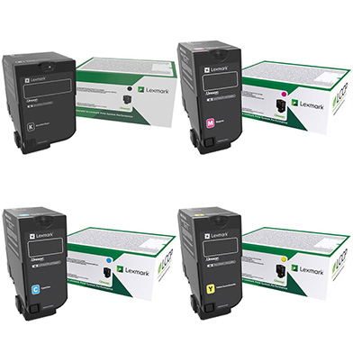 Lexmark 75B20 Toner Value Pack K (13,000 Pages) CMY (10,000 Pages)