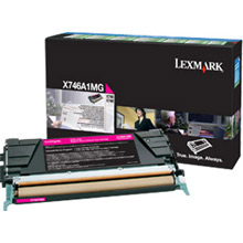 Lexmark X746A1MG Magenta Return Programme Toner Cartridge (7,000 Pages)