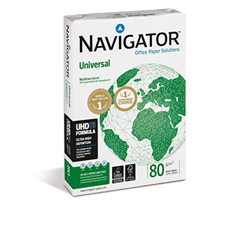 Navigator 34154GP A4 Universal Paper 80gsm (Box of 5 Reams) (2,500 Pages)