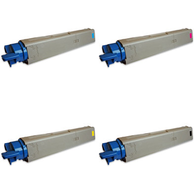 Printerland  Compatible OKI High Capacity Toner Value Pack CMYK (2,500 Pages)